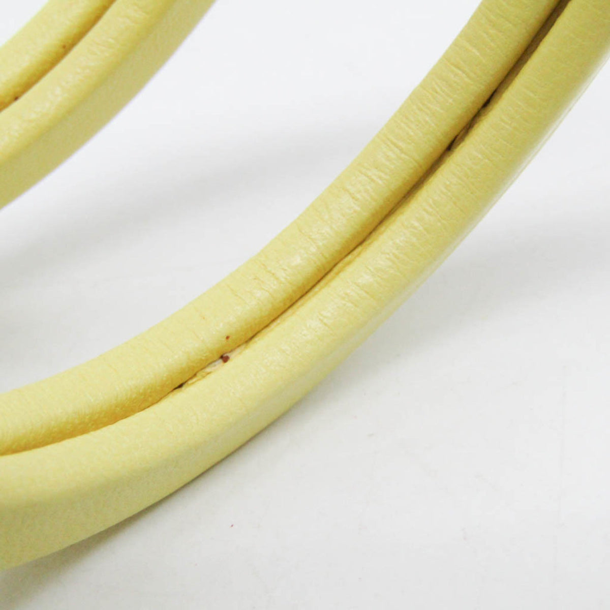 Wrap Bracelet Leather and Sterling Silver Yellow