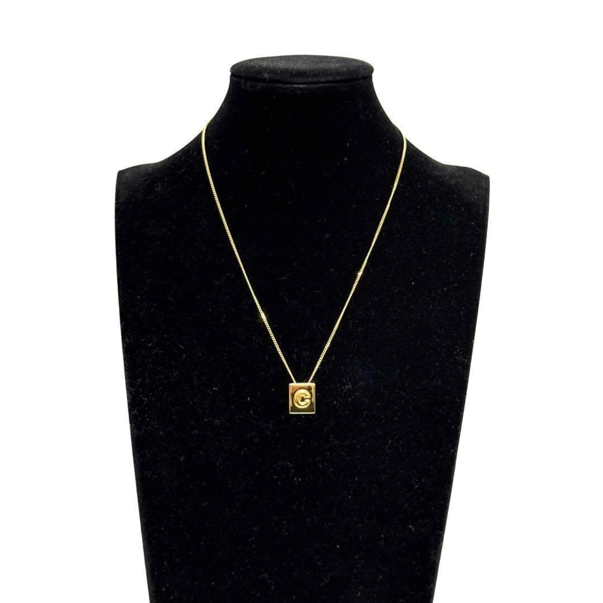 Alphabet Pendant Necklace Metal