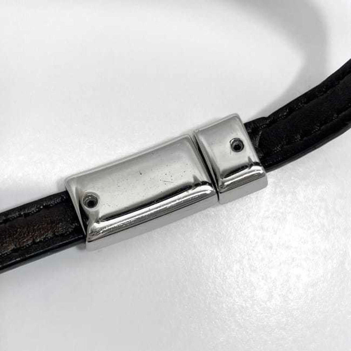 Bracelet Black Nero Leather and Metal