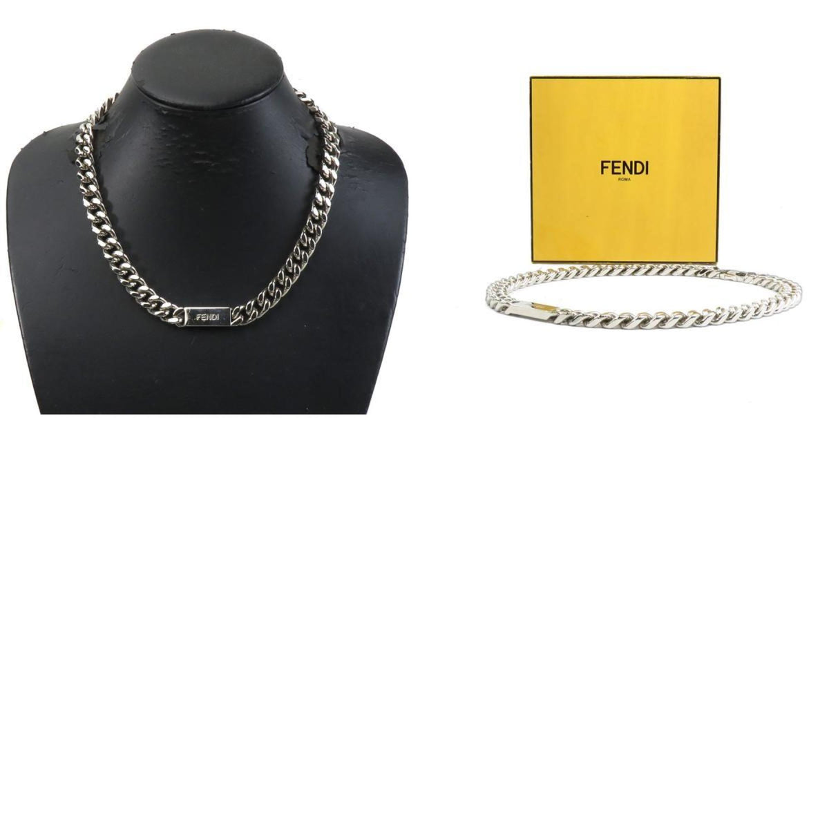 Pendant Necklace Metal Silver