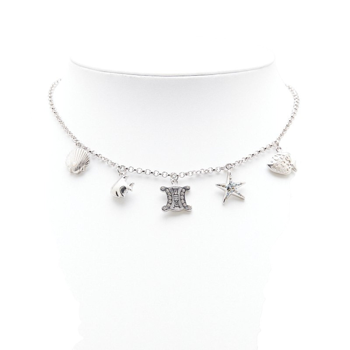 Pendant Necklace With Rhinestone