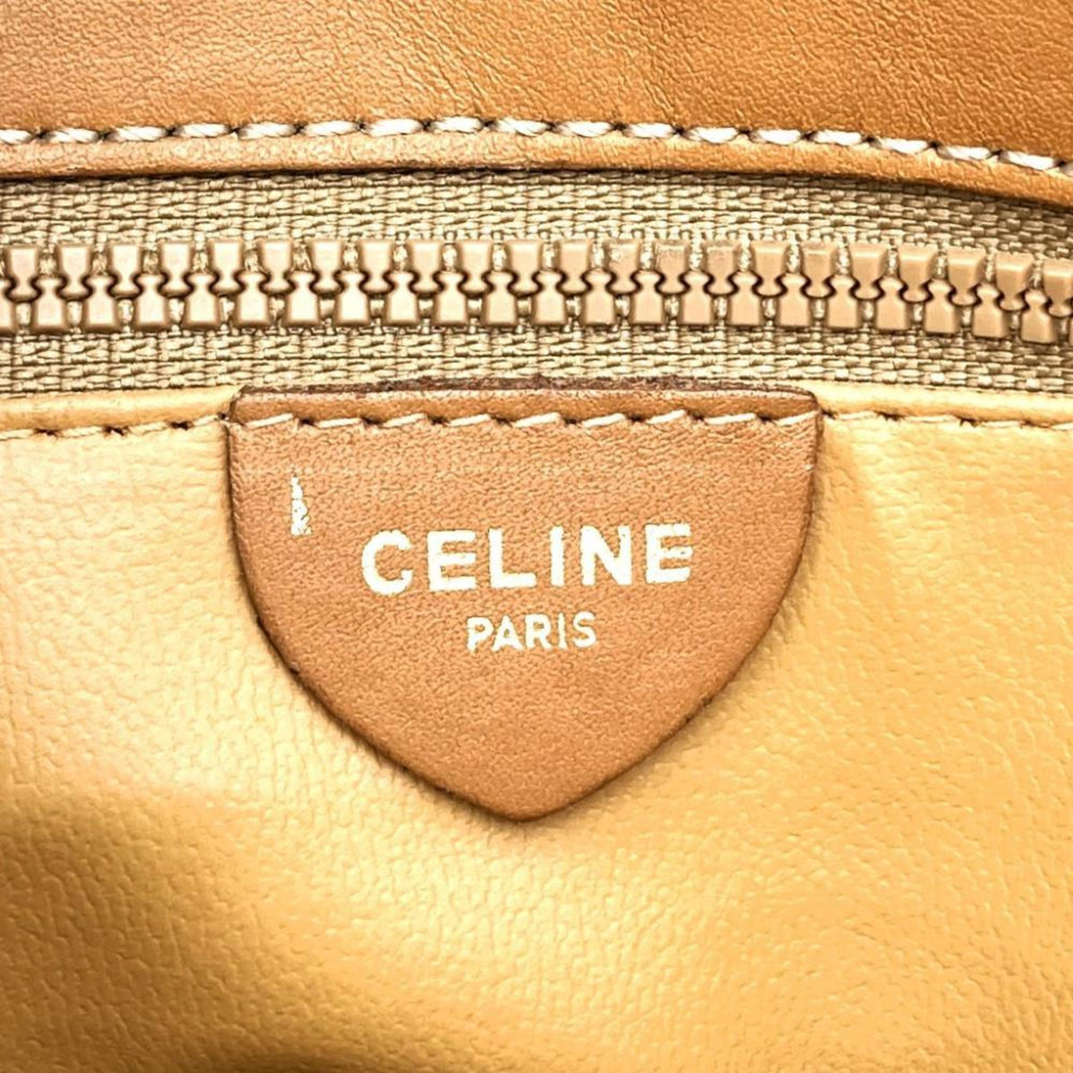 Vintage Saddle Flap Shoulder Bag Macadam Coated Canvas Small