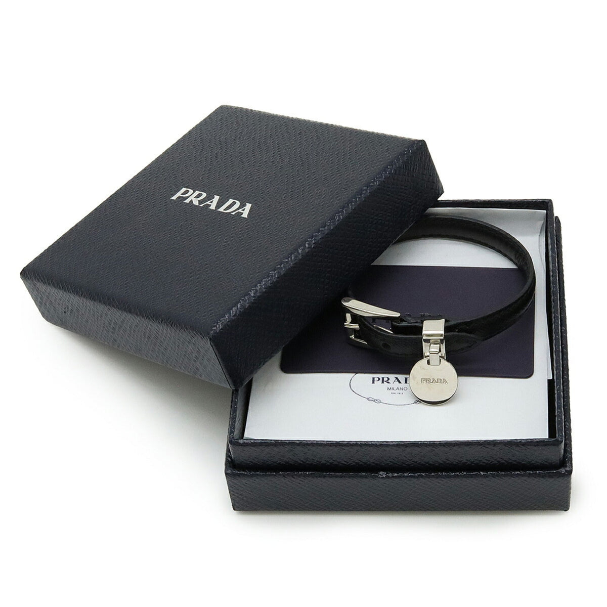 Belt Bracelet Leather Nero Black