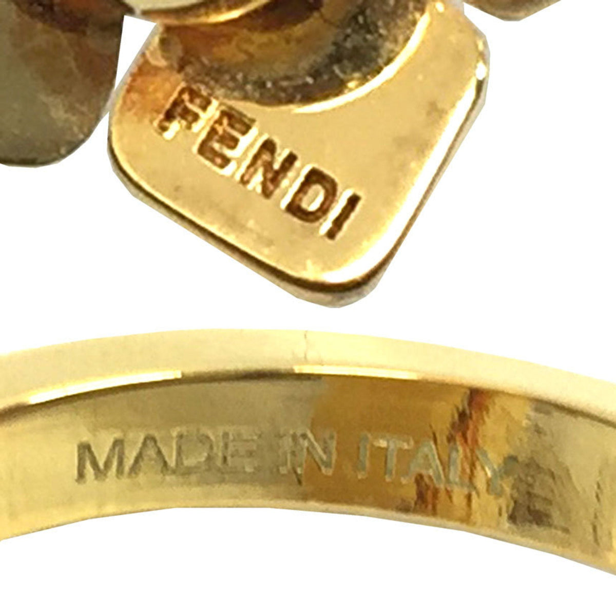 Flower Blossom Ring Brass Gold