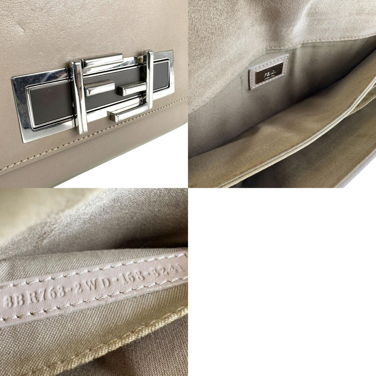 3Baguette Shoulder Bag Calfskin