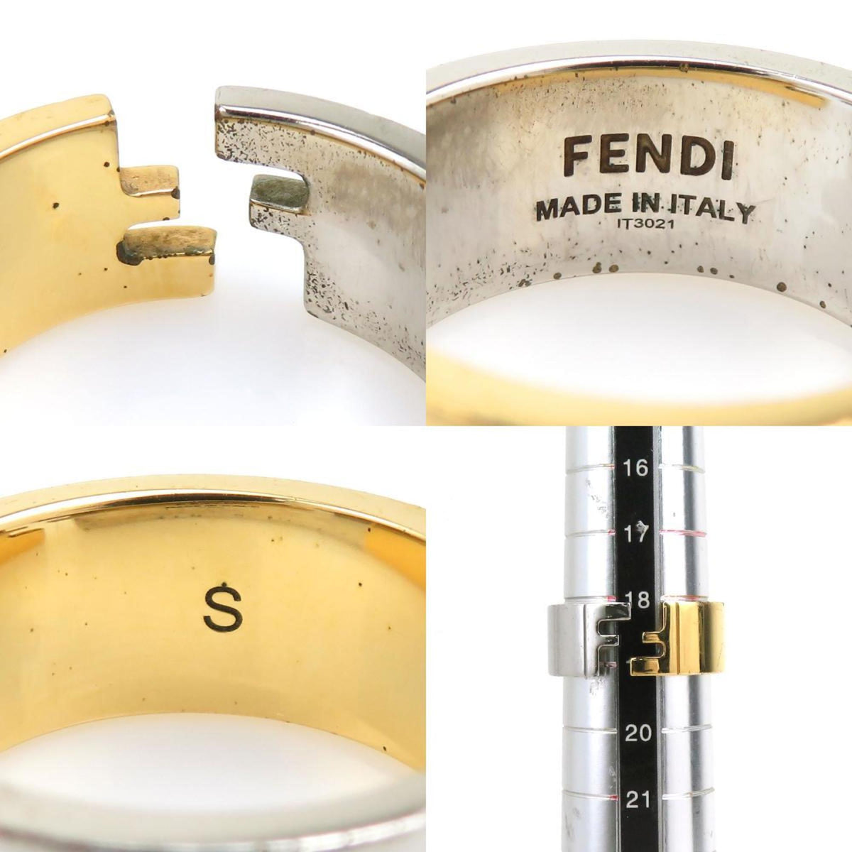 Ring Metal Silver and Gold