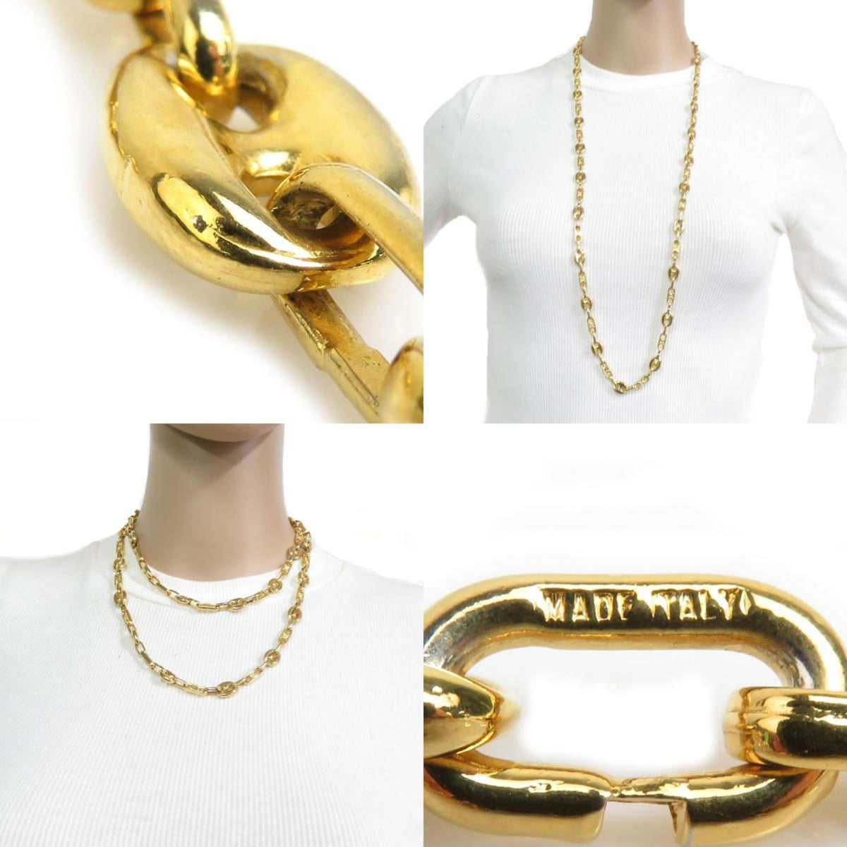 Triomphe Pendant Necklace Metal Gold