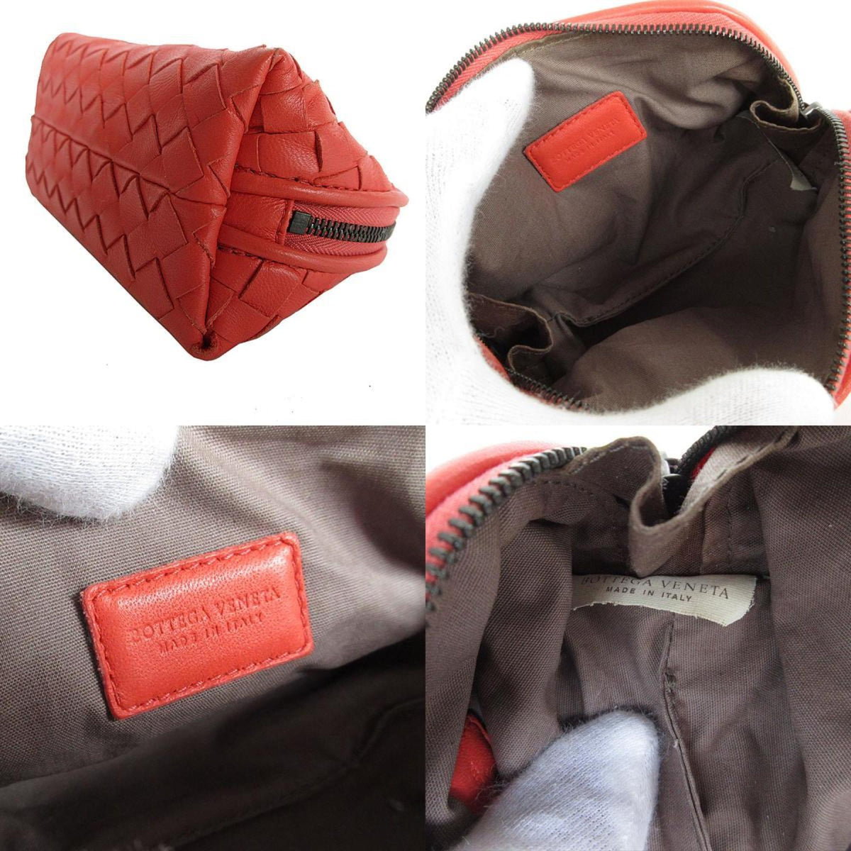 Box Knot Clutch Intrecciato Nappa Small