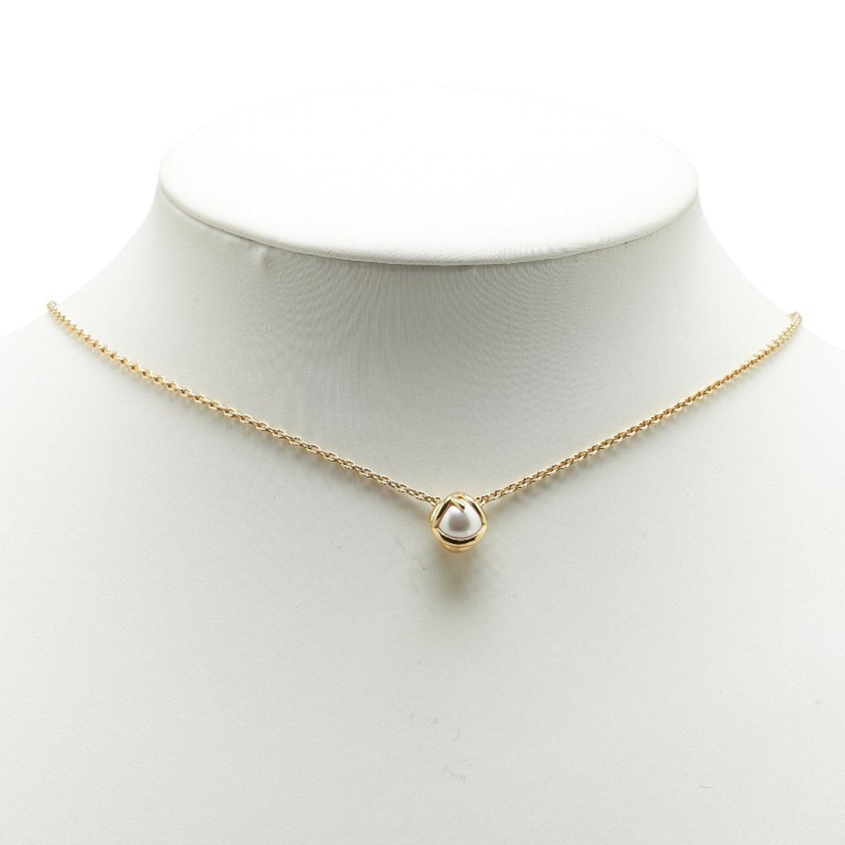 Pendant Necklace Gold With Artificial Pearl