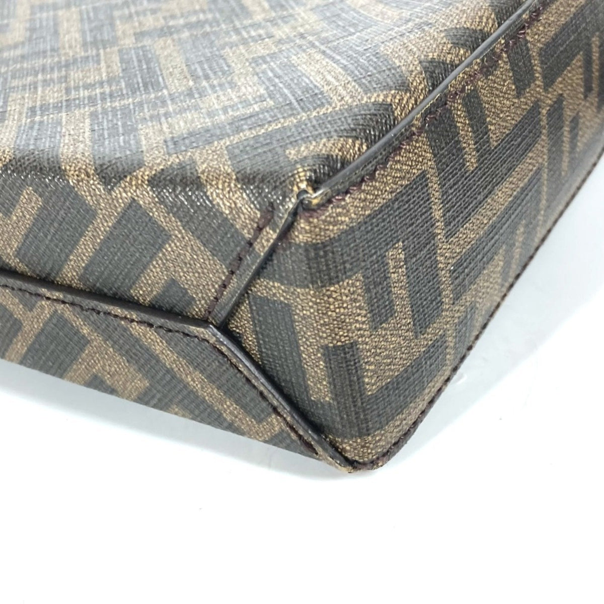 Logo Camera Case Bag Zucca Coated Canvas Medium