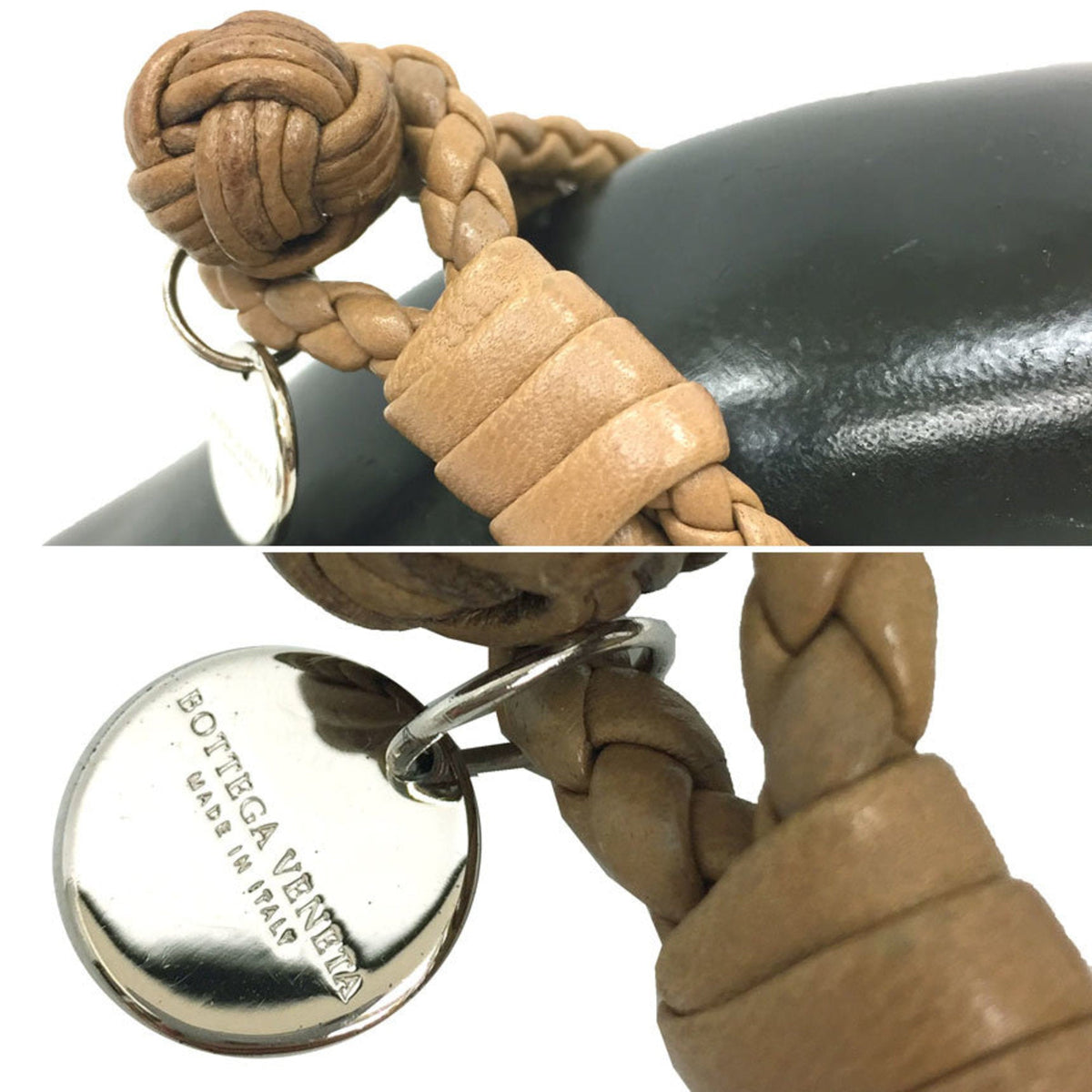 Charm Bracelet Leather Camel