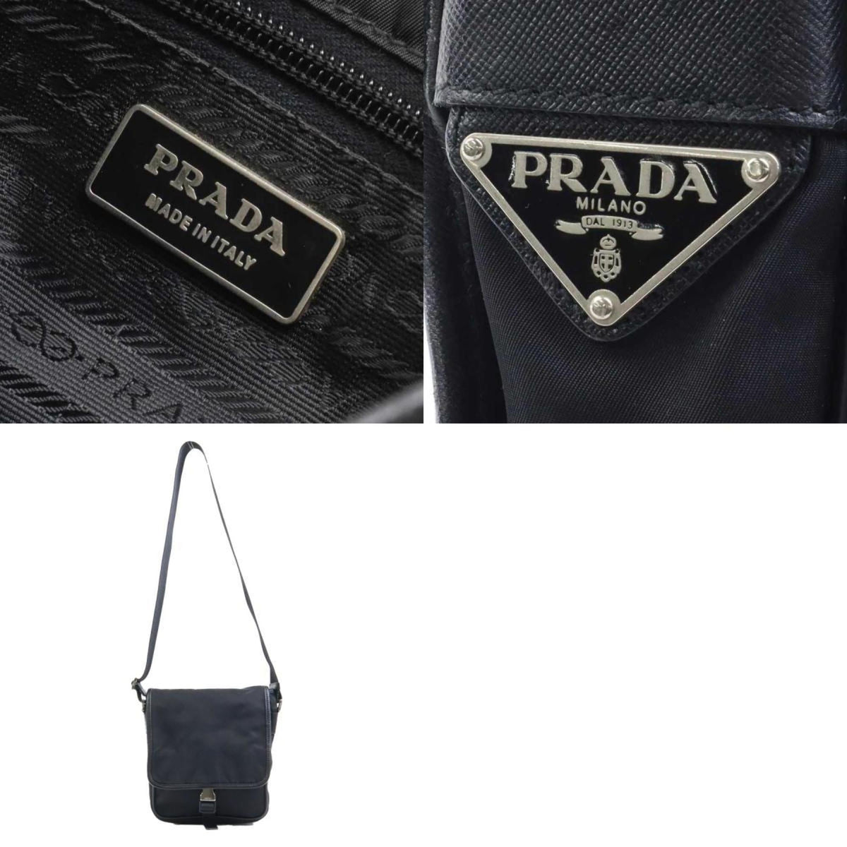 Buckle Messenger Bag Tessuto Small