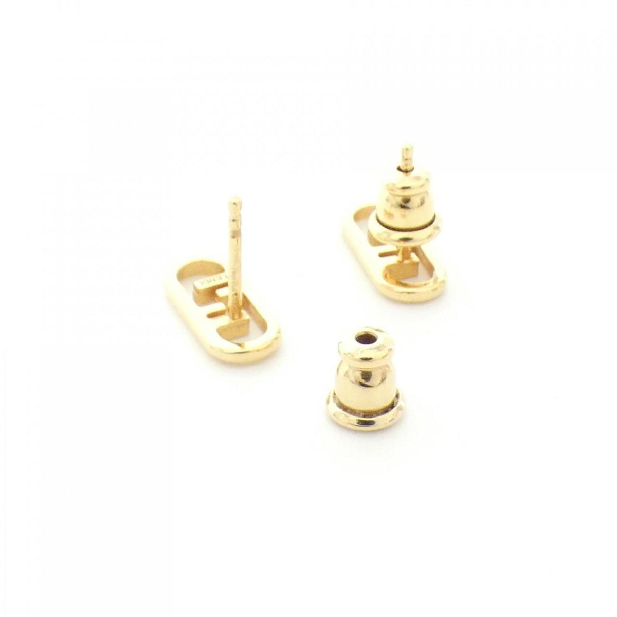 Earrings Gold-Tone Metal