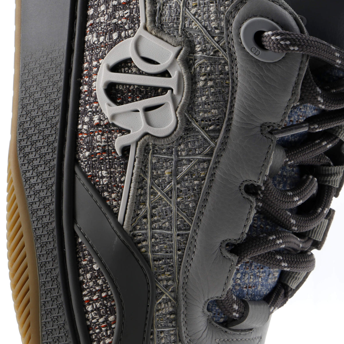 Men's B9S Skater Sneakers Cannage Quilt Tweed