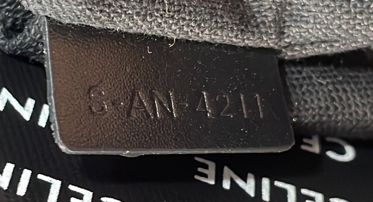Vertical Cabas Tote All Over Logo Print Leather Small