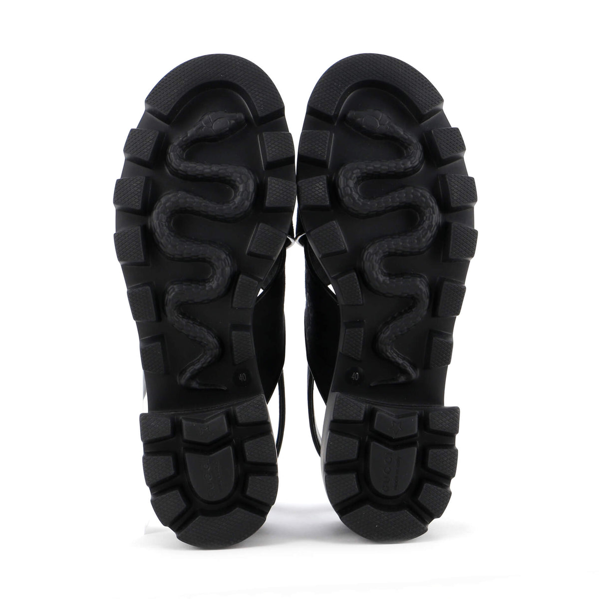 Women's Lug Sole Platform Slingback Sandals GG Canvas