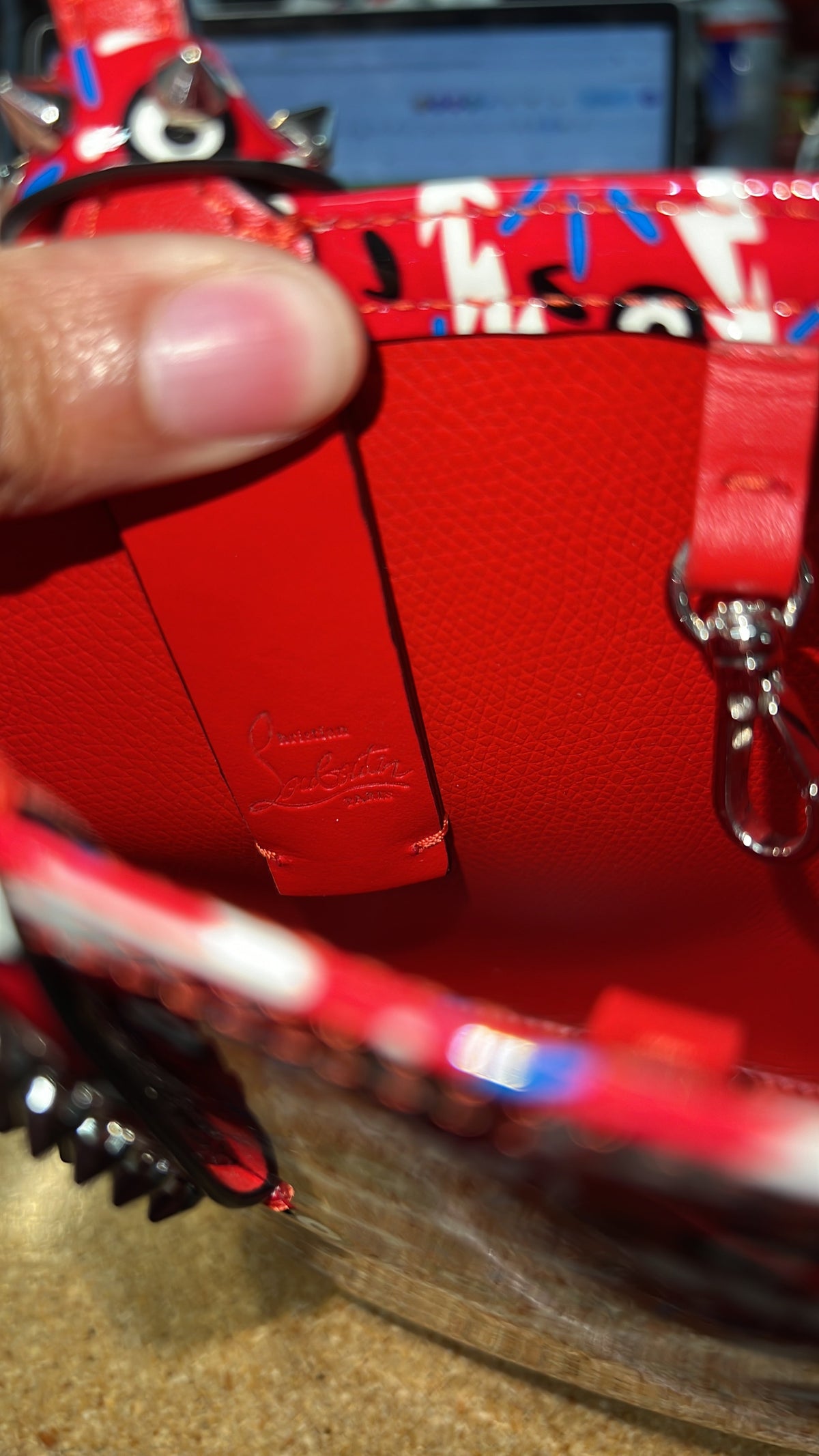 Cabata Tote Printed Patent Mini