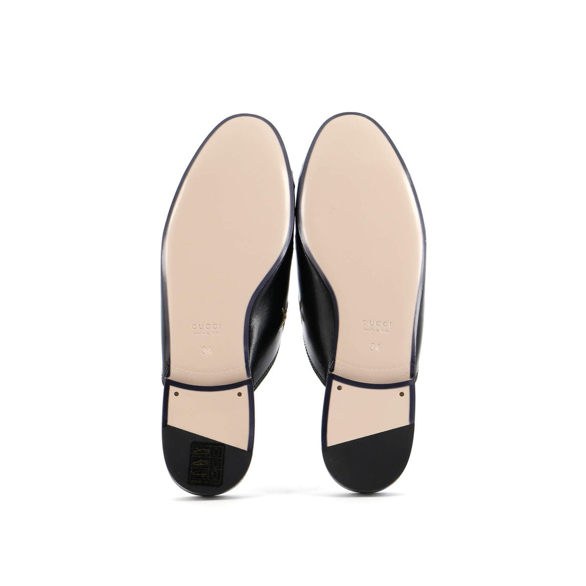 Women's Princetown Mules Embroidered Leather