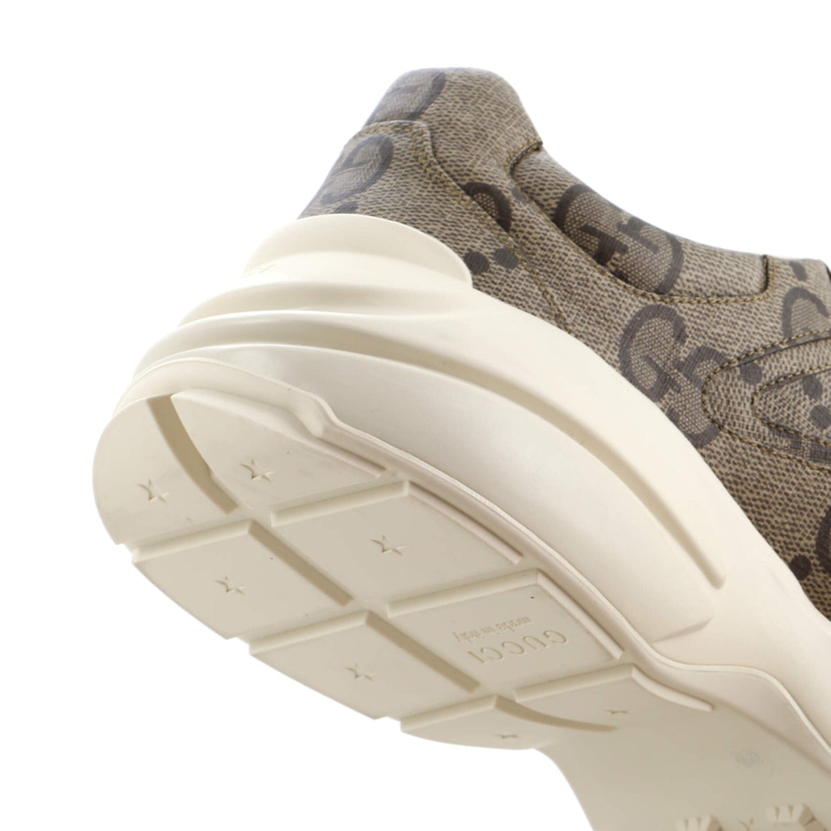 Rhyton Sneakers Jumbo GG Coated Canvas