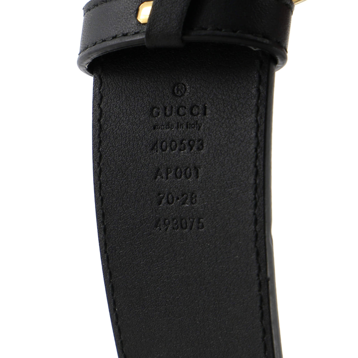 GG Marmont Belt Leather Wide 70