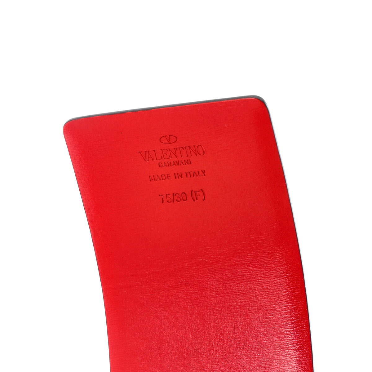 VLogo Belt Leather Extra Wide 75