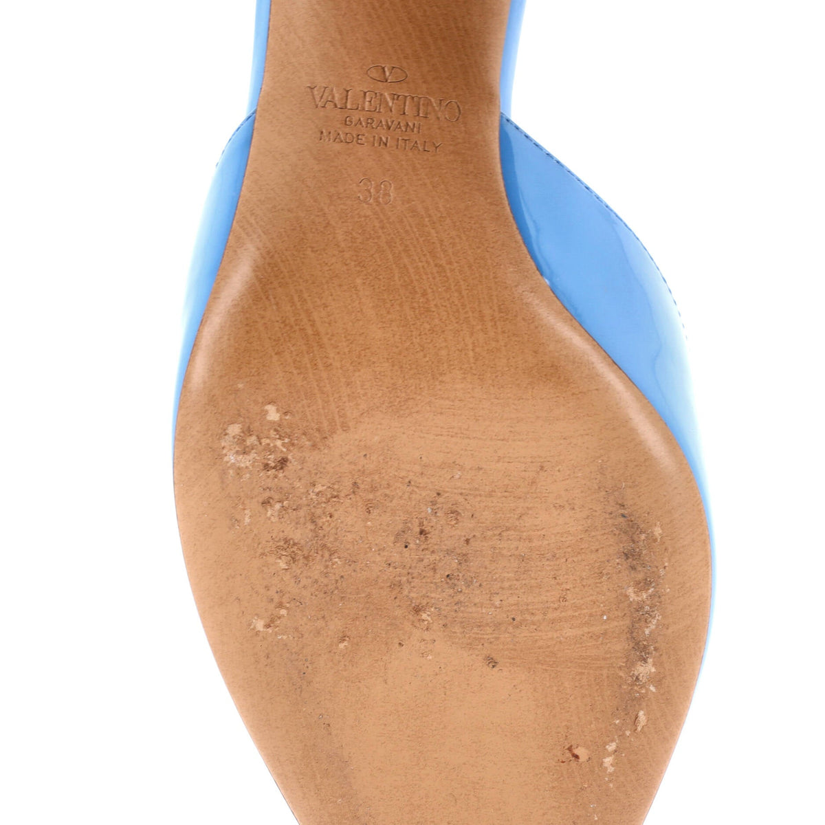 Women's VLogo Heeled Mules Patent 80