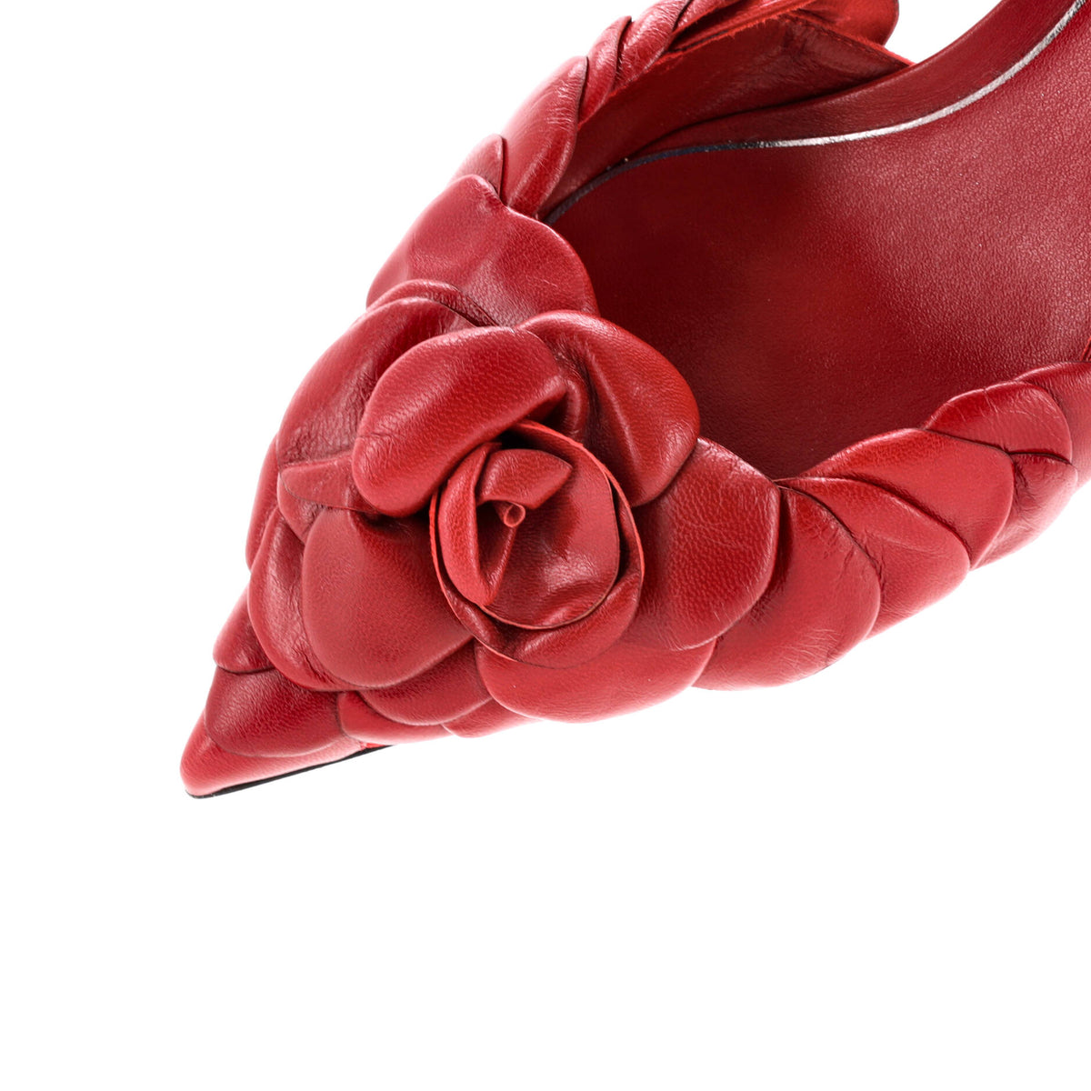 Women's Rose Slingback Pumps Leather