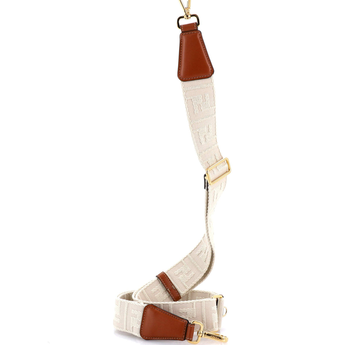 Strap You Shoulder Strap Zucca Canvas with Leather