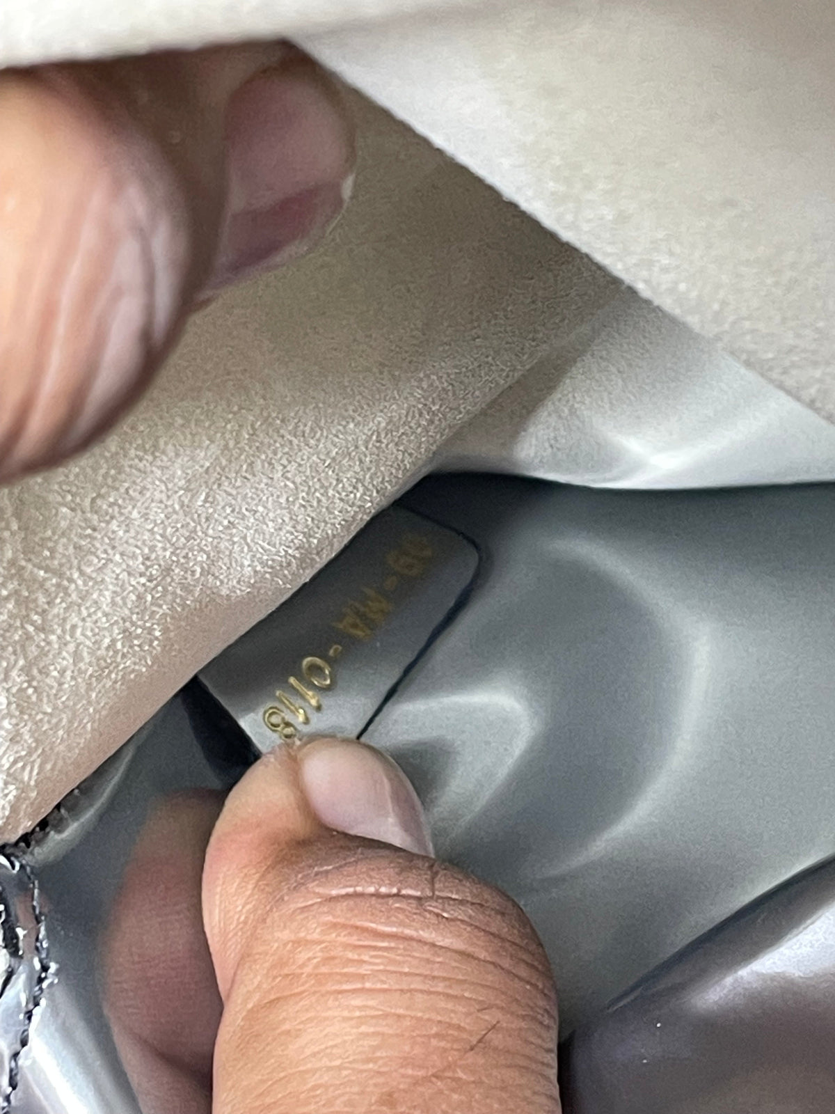 J'Adior Flap Bag Patent Medium