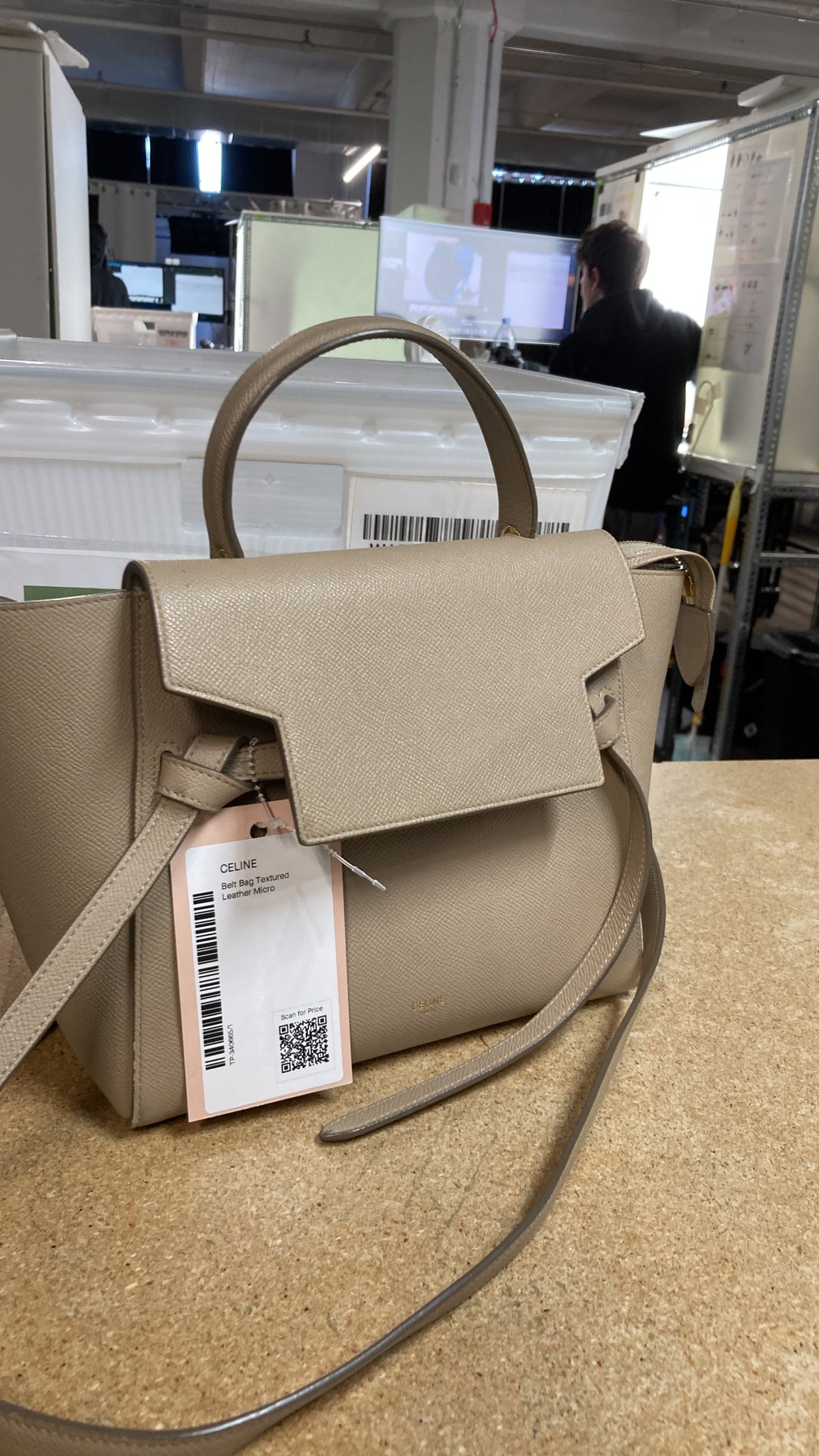 Belt Bag Textured Leather Micro