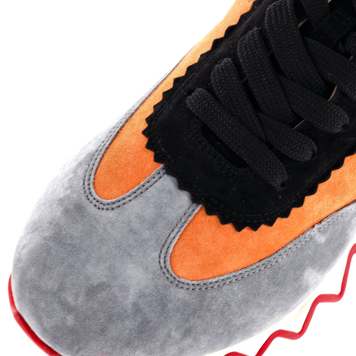 Loubishark Sneakers Leather and Suede