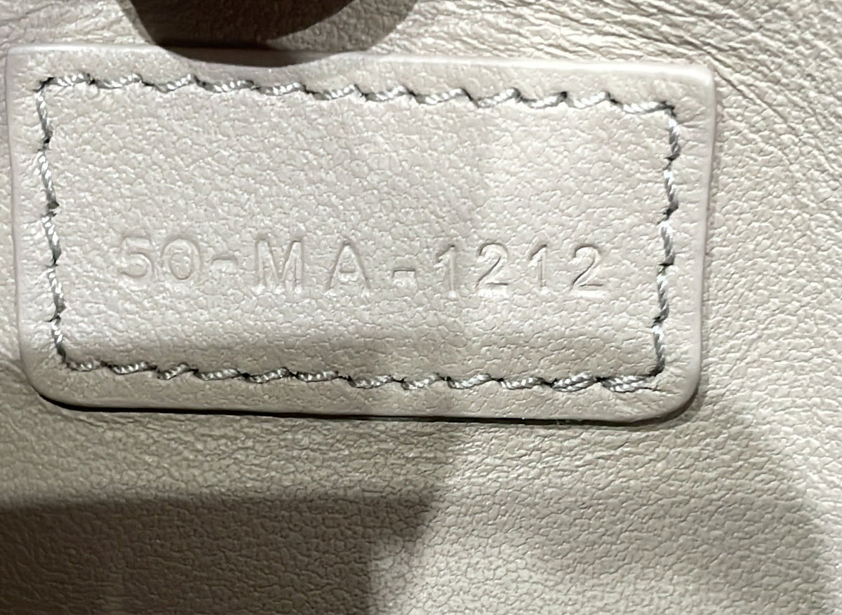 DiorTravel Nomad Pouch Macrocannage Quilt Calfskin Medium