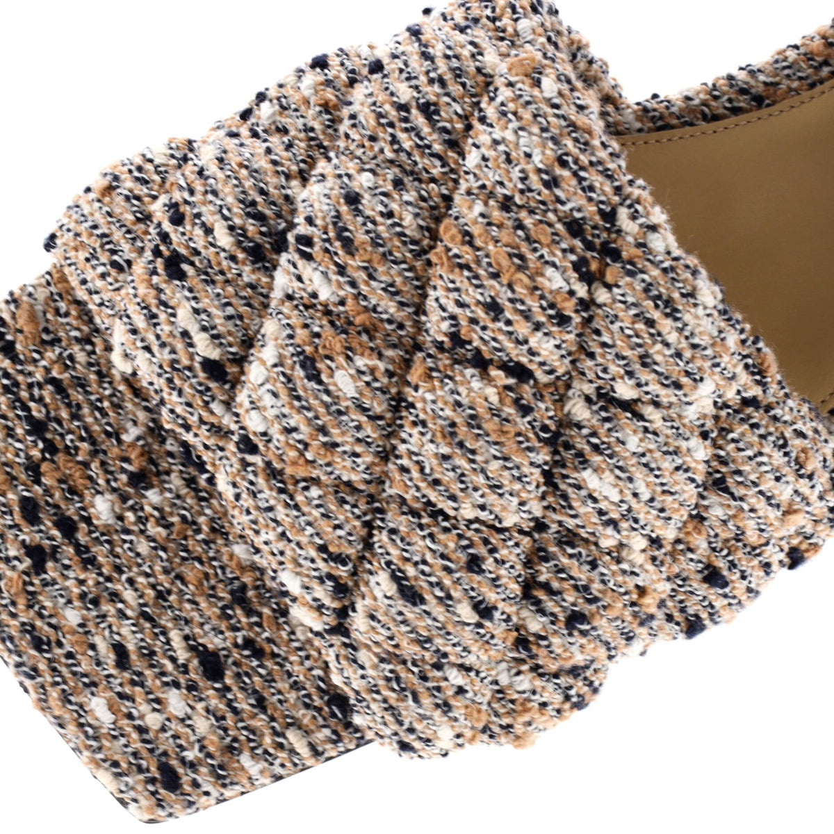 Women's The Padded Flat Sandals Quilted Boucle