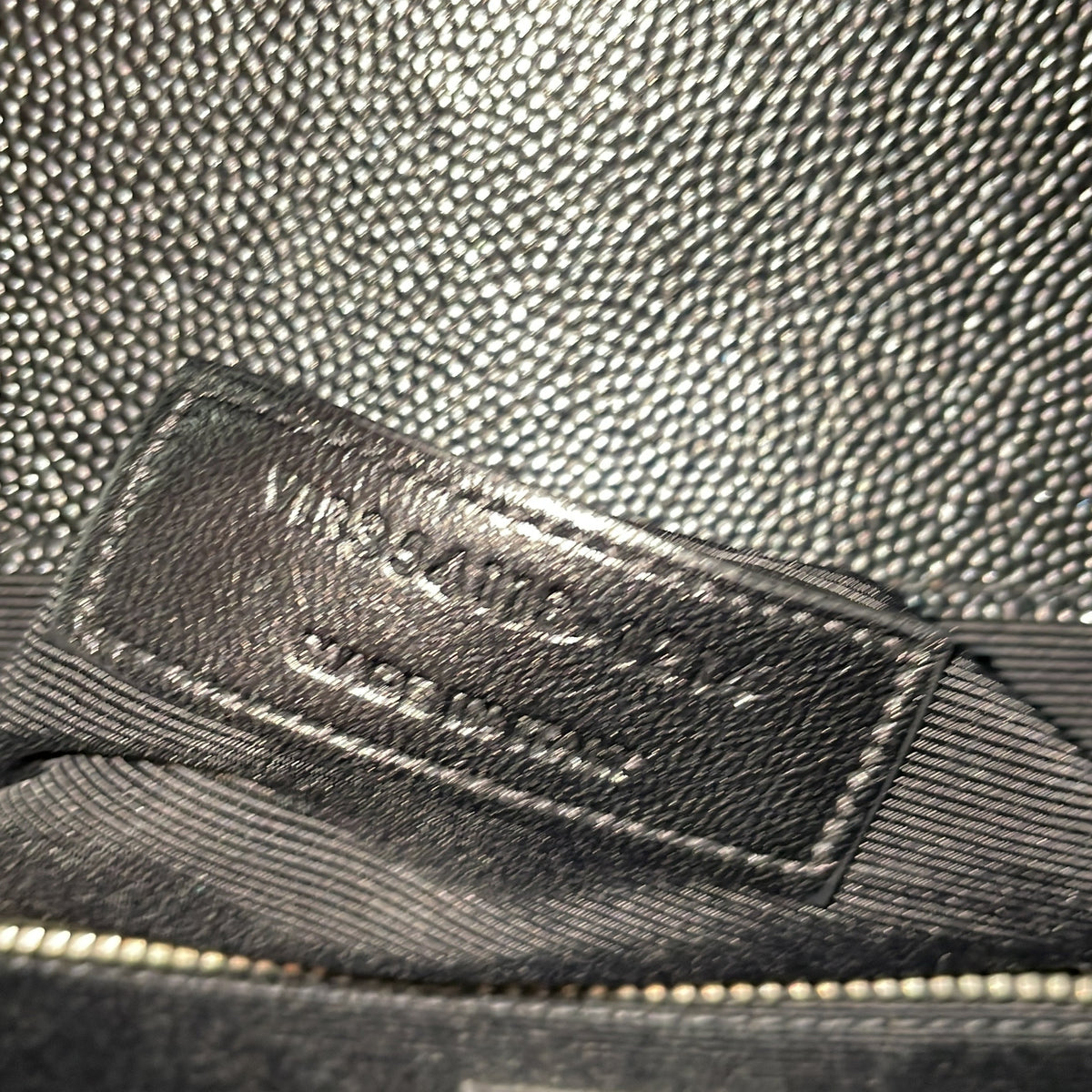 Classic Monogram Envelope Satchel Studded Leather Large