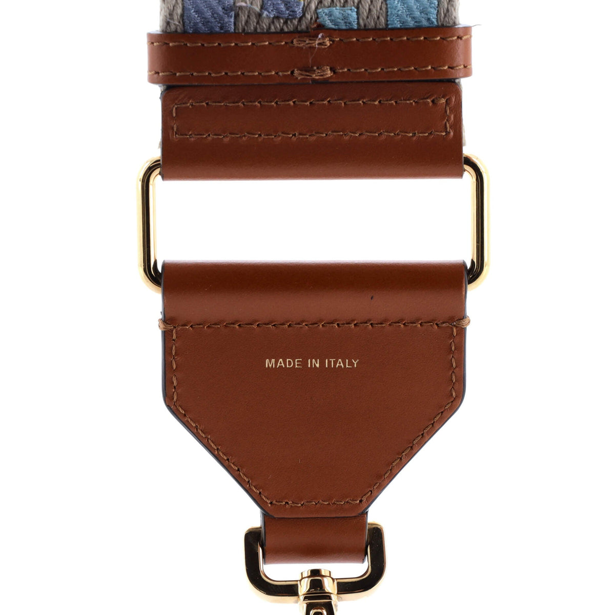 Strap You Shoulder Strap Multicolor Zucca Canvas with Leather