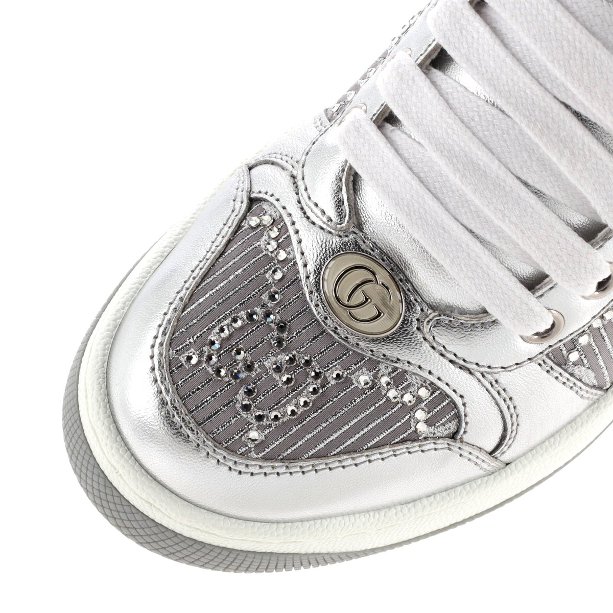 Screener Sneakers Leather with Crystals