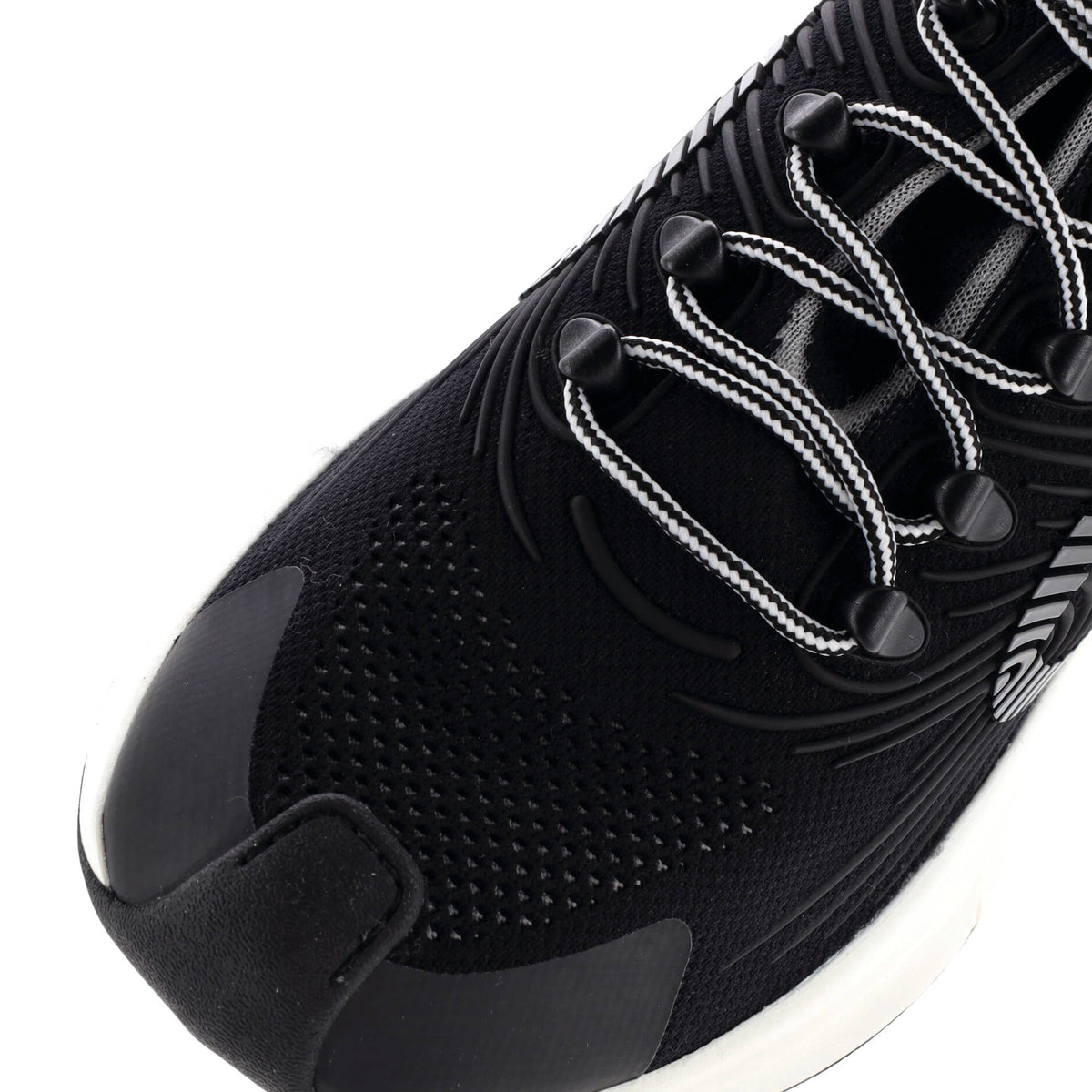 Men's Run Sneakers Embroidered Technical Fabric