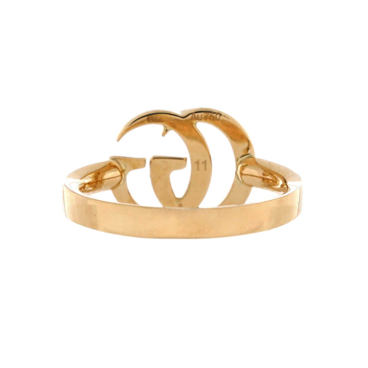 Running G Signet Ring 18K Yellow Gold