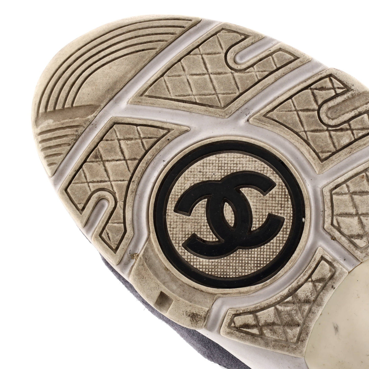 Women's CC Low-Top Sneakers Suede with Leather and Nylon
