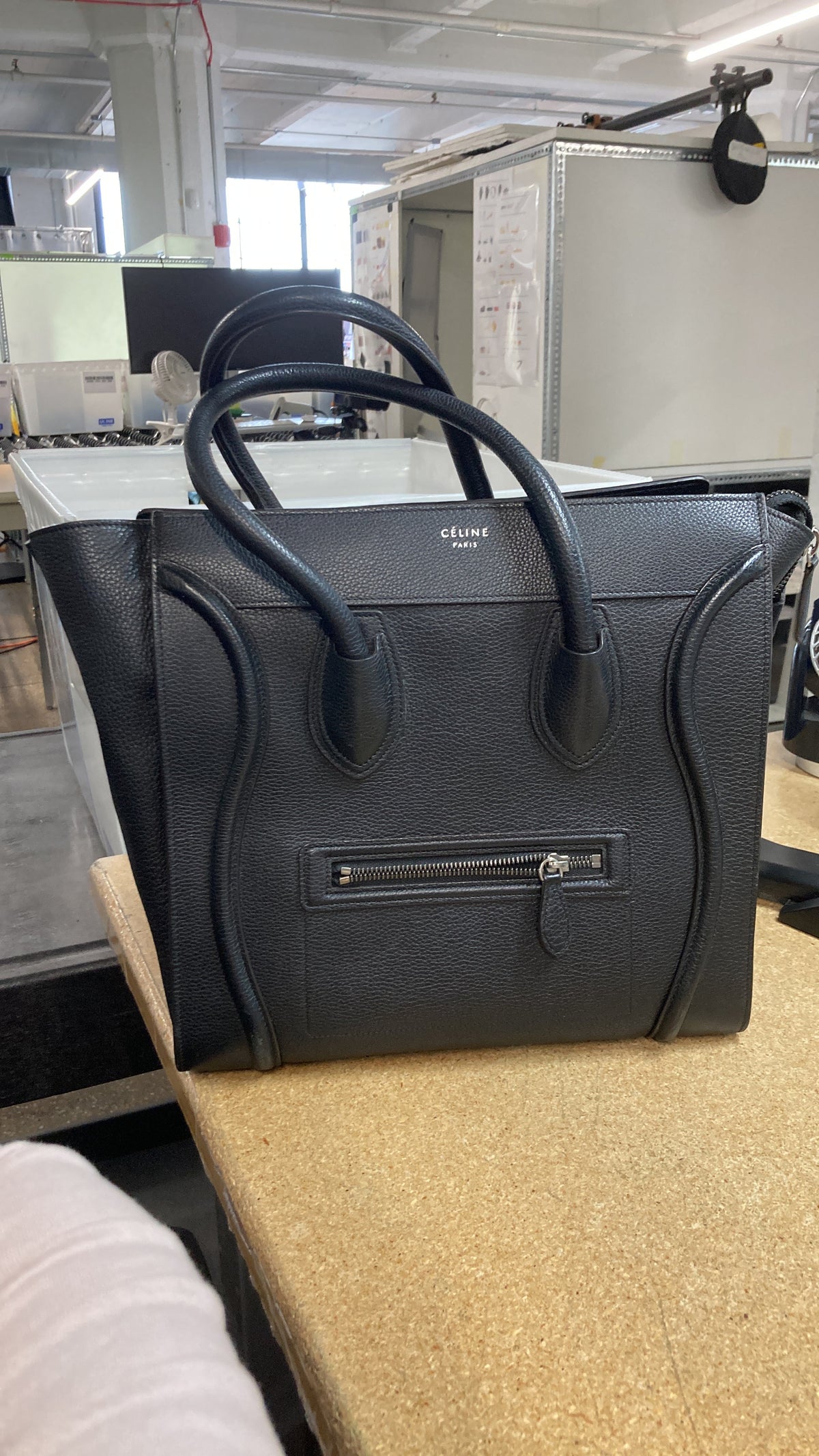 Luggage Bag Grainy Leather Mini