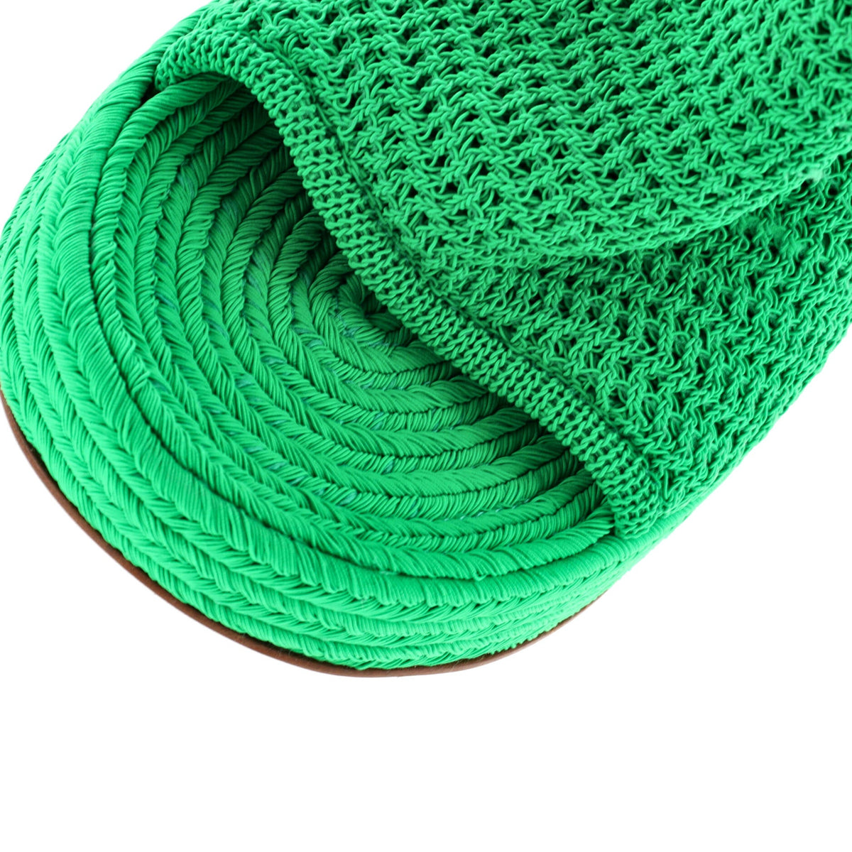 Women's Slide Platform Wedge Sandals Knit Fabric