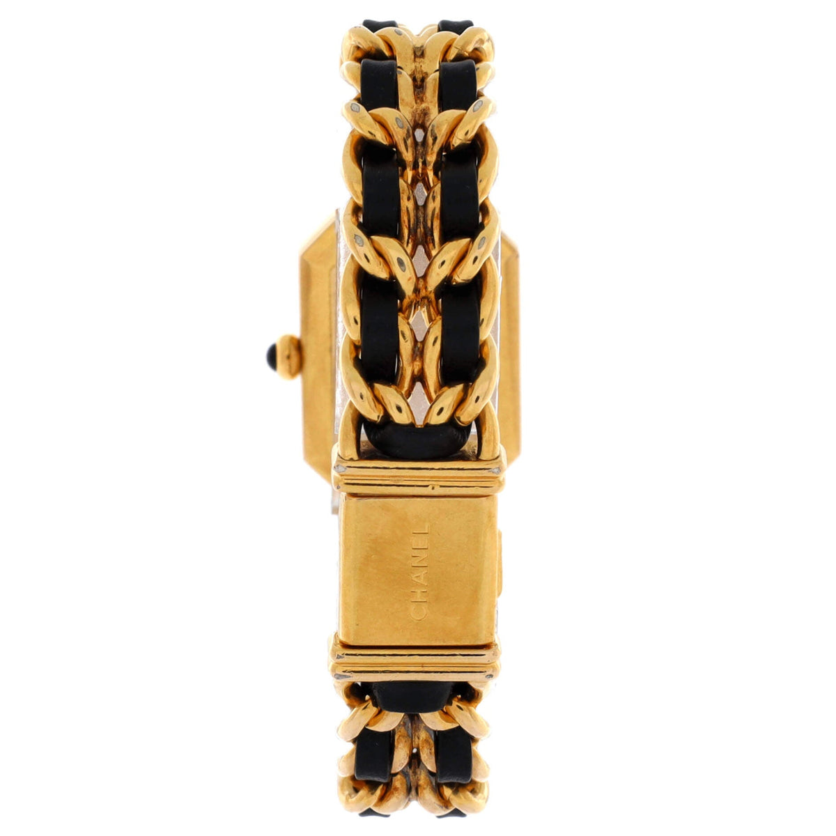 Premiere Rock Quartz Watch Plated Metal and Leather 20