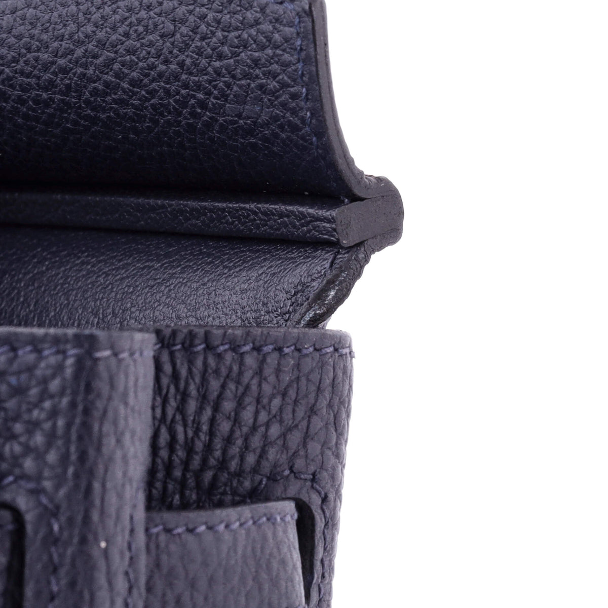 Birkin Handbag Bleu Nuit Togo with Palladium Hardware 25