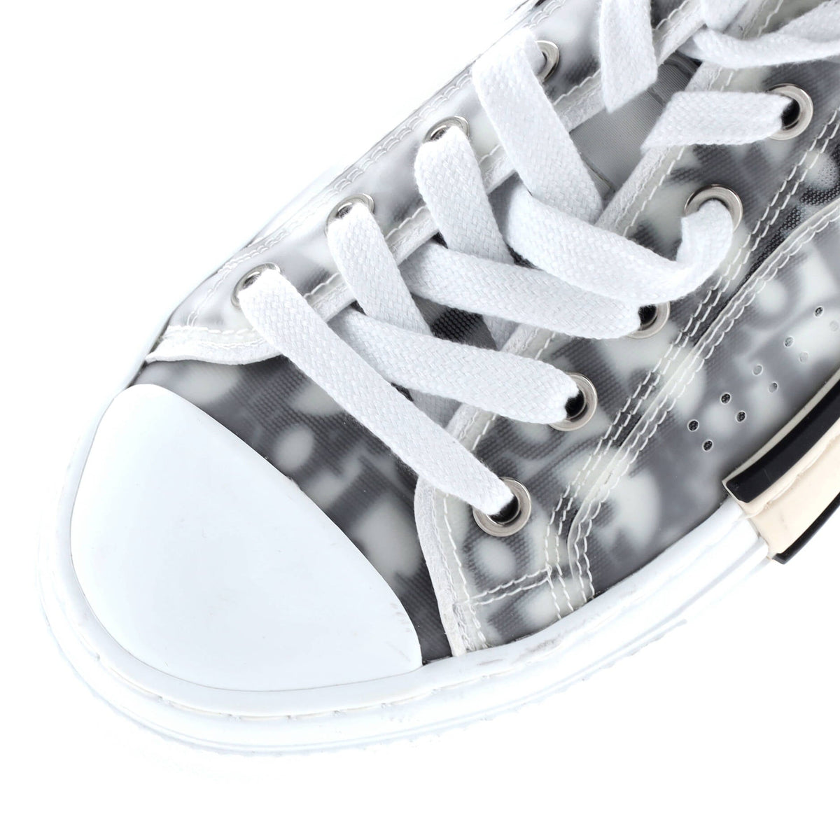 Men's B23 Cap Toe Low-Top Sneakers Oblique Technical Canvas