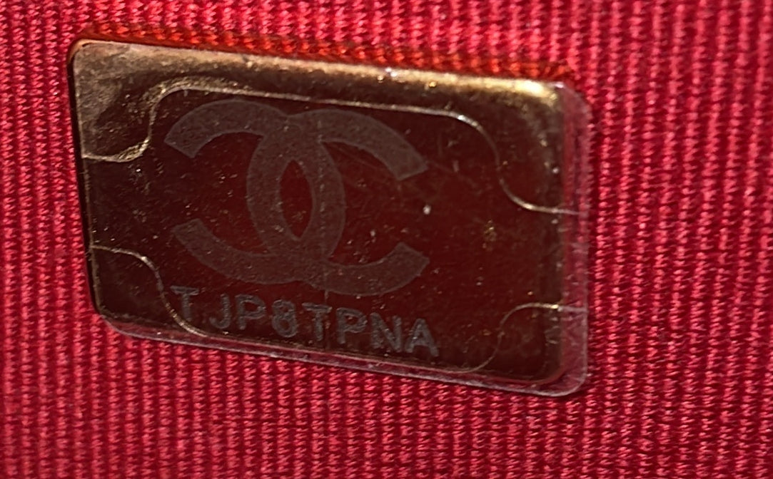 Chain Melody Wallet on Chain Quilted Caviar