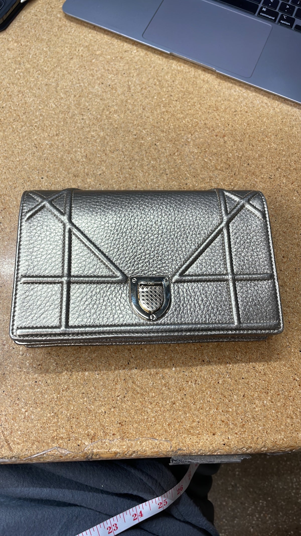 Diorama Flap Bag Grained Calfskin Mini