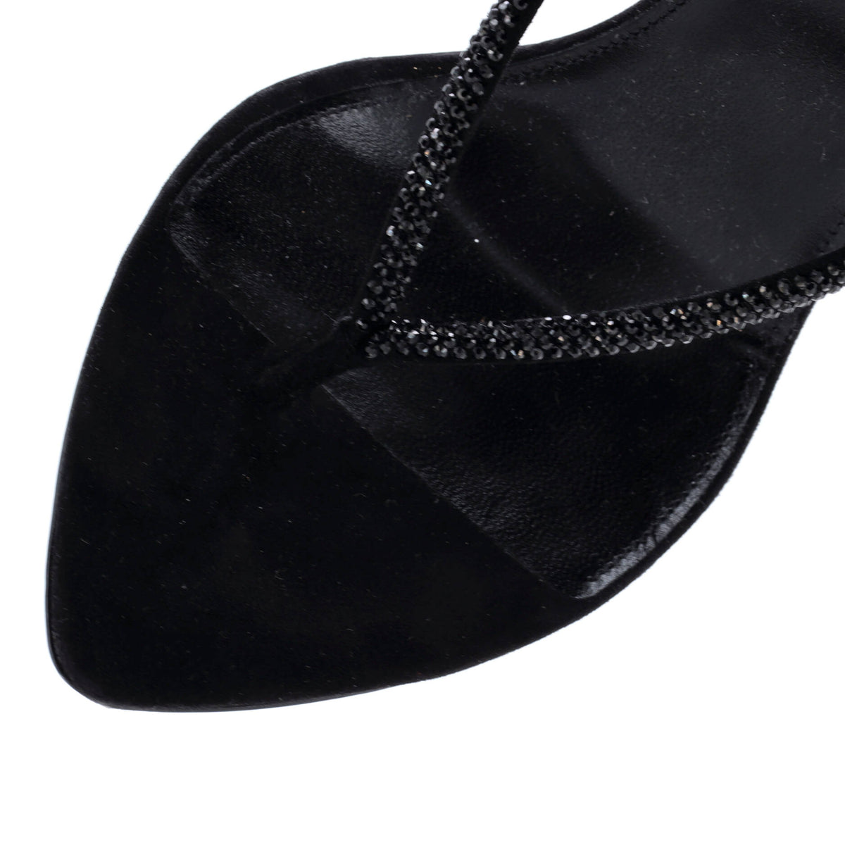 Women's Nadja Heeled Sandals Suede and Crystals