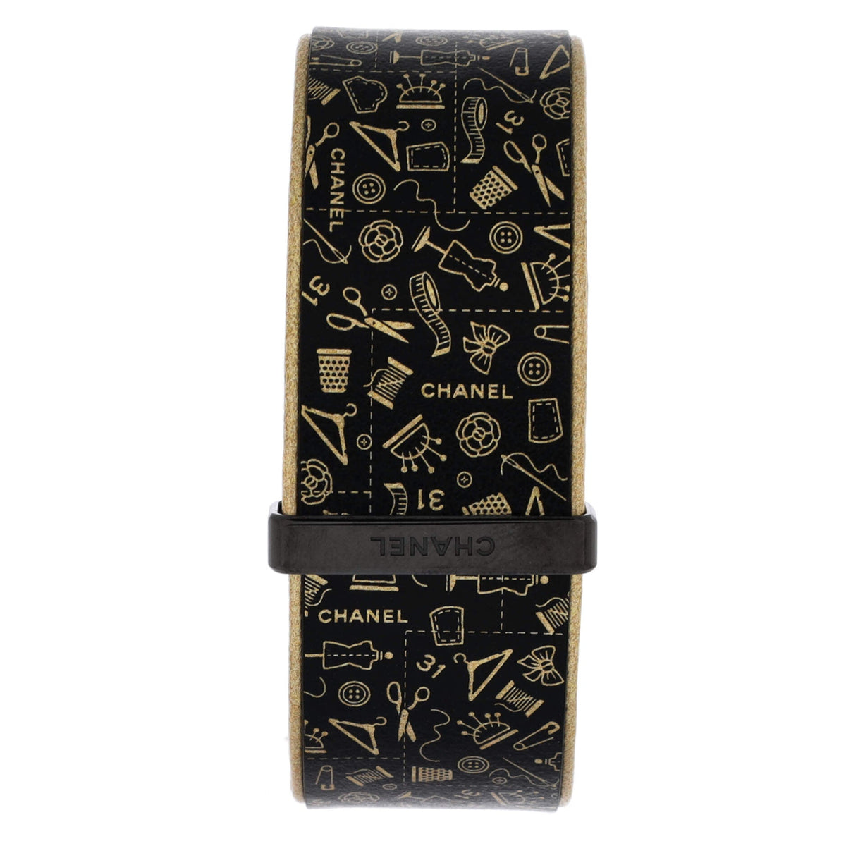 Code Coco Quartz Watch Stainless Steel with Diamond and Printed Leather 25