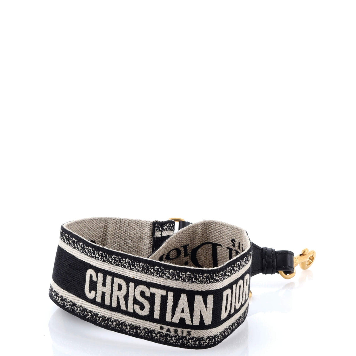 Logo Shoulder Strap Embroidered Canvas