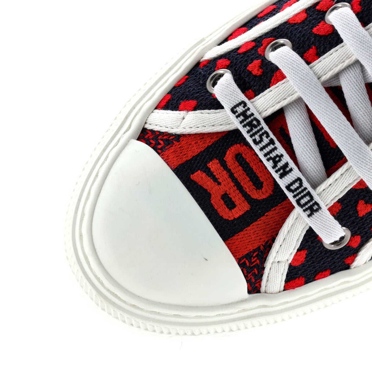 Women's Walk'N'Dior Sneakers Embroidered Canvas